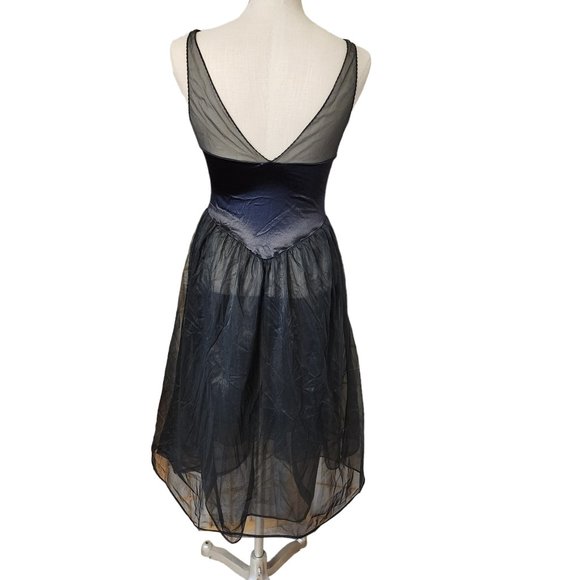 Vintage Vanity Fair Nightgown - Black - Large - Made‎ In USA - Picture 4 of 12